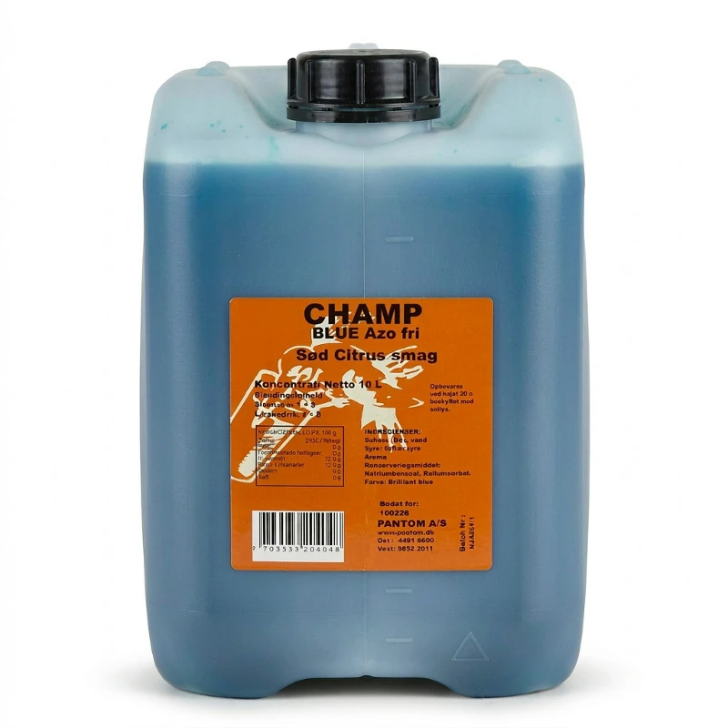 Champ SlushIce Blue Søt Sitrus 10L 38548 by CHAMP color Svart