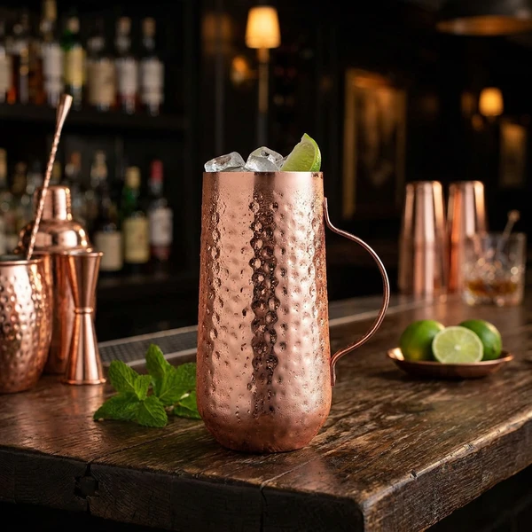 Høyt Moscow Mule hamret krus Kobber BTBL3981 by Beaumont color Svart