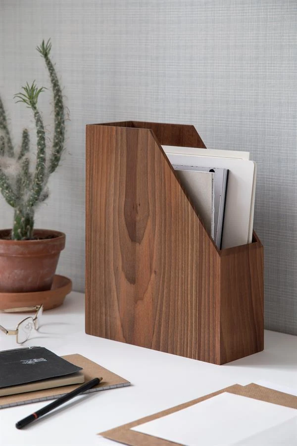 Papiroppbevaring – Valnøtt ST25006 by Steel-Function color Svart