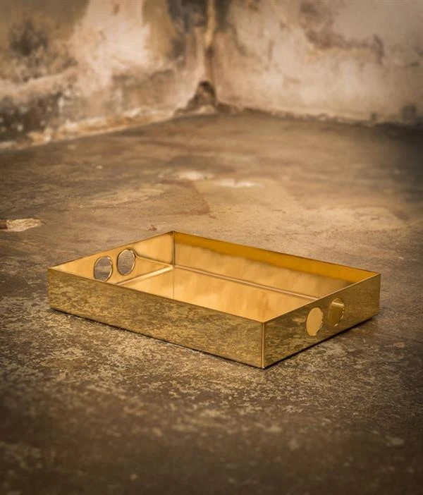 Serveringsbrett lite - Messing - 215x305 cm ST6020 by Steel-Function color Mässing