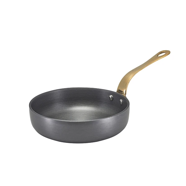 Mini stekepanne i aluminium 15 x 4 cm - GenWare AMF15H by Genware color Svart
