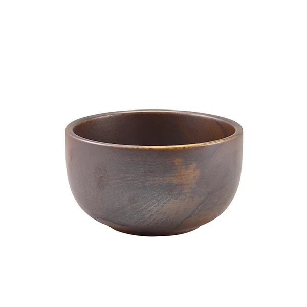 Skål 12,5 cm - Rustikk Kobber Terra BW-PRC12 by Genware color Svart
