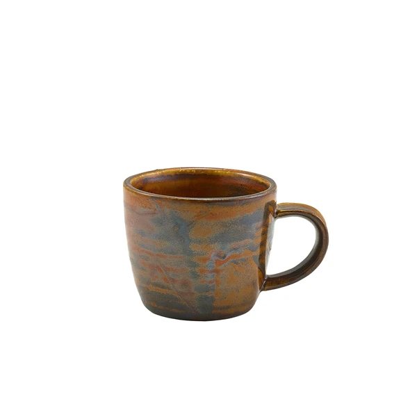 Espressokopp 9 cl - Rustikk Kobber Terra CUP-PRC9 by Genware color Svart