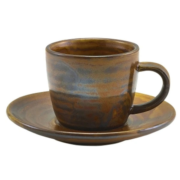 Espressokopp 9 cl - Rustikk Kobber Terra CUP-PRC9 by Genware color Svart