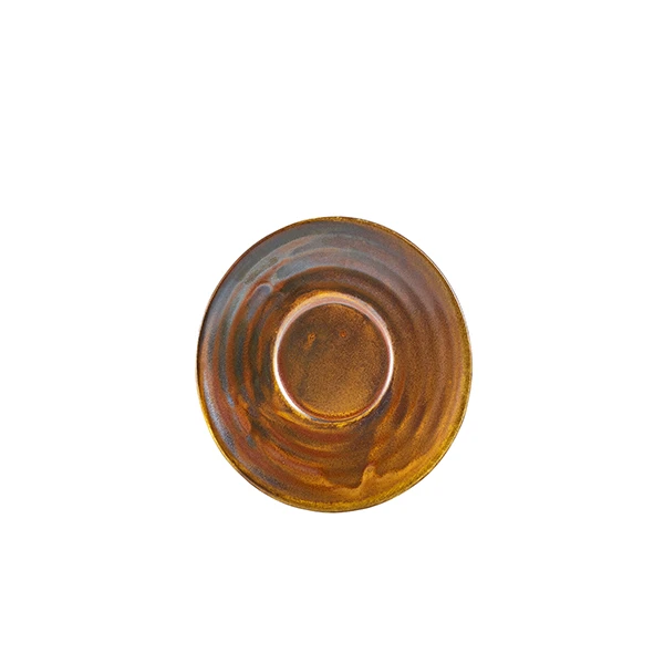 Terra Porselen Rustikk Kobber Underkopp 11,5 cm SCR-PRC11 by Genware color Svart
