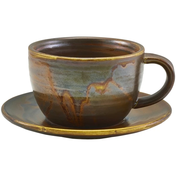 Underkopp 14,5 cm - Rustikk Kobber Terra SCR-PRC14 by Genware color Svart