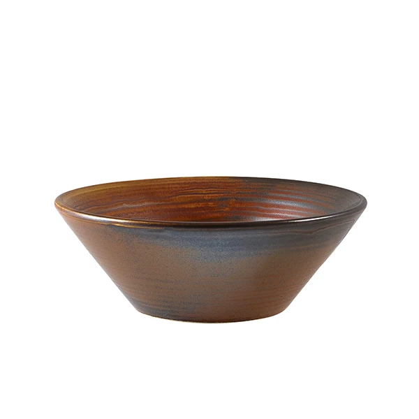 Skål 14 cm - Rustikk Kobber Terra CN-PRC14 by Genware color Svart