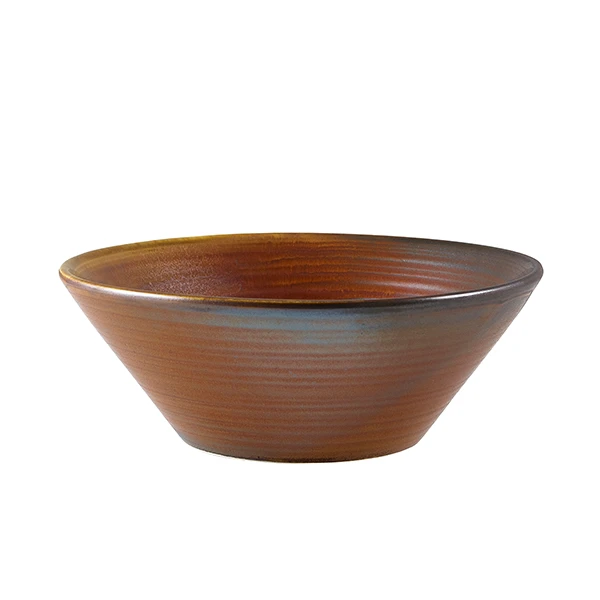 Skål 16cm - Rustikk Kobber Terra CN-PRC16 by Genware color Svart