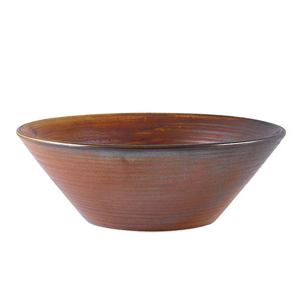 Skål 19,5 cm – Rustikk Kobber Terra CN-PRC19 by Genware color Svart
