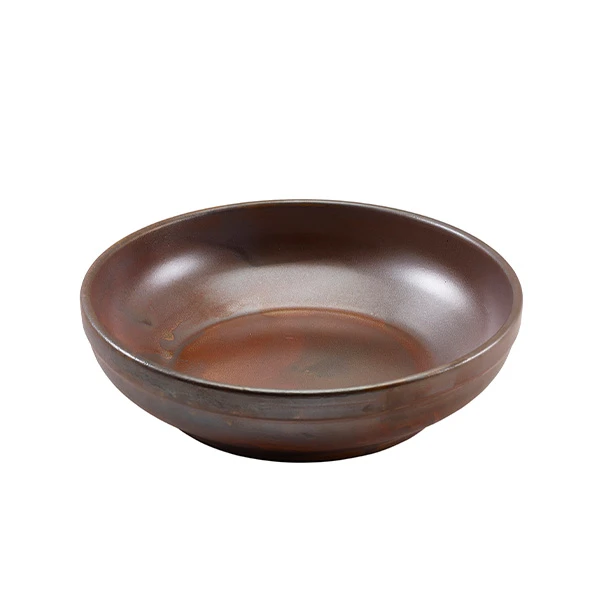 Skål 20 cm - Rustikk Kobber Terra CB-PRC20 by Genware color Svart