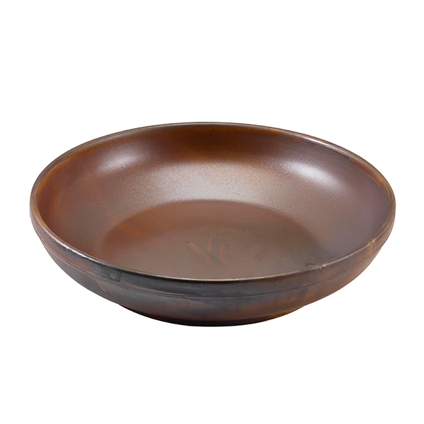 Skål 27.5cm - Rustikk Kobber Terra CB-PRC27 by Genware color Svart