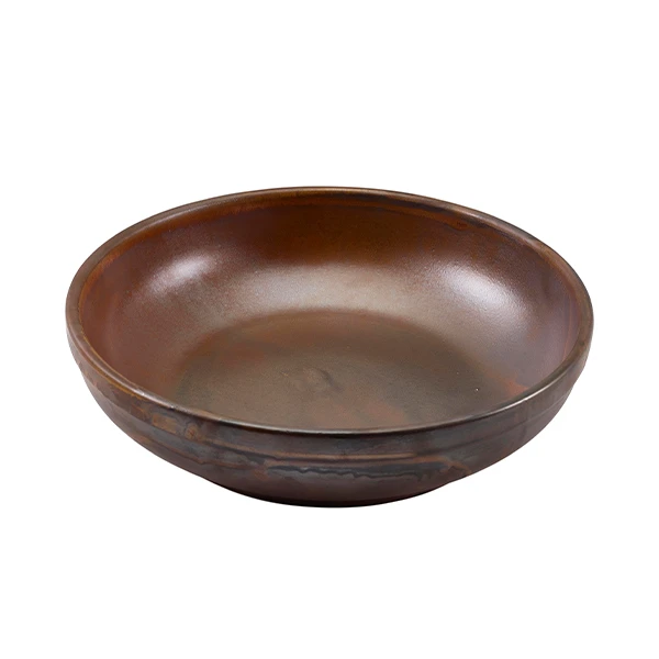 Skål 23cm - Rustikk Kobber Terra CB-PRC23 by Genware color Svart