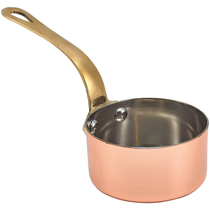 Mini kobbergryte 7 x 3,75 cm - GenWare SMS7C by Genware color Svart
