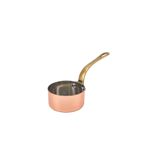 Mini kobbergryte 7 x 3,75 cm - GenWare SMS7C by Genware color Svart