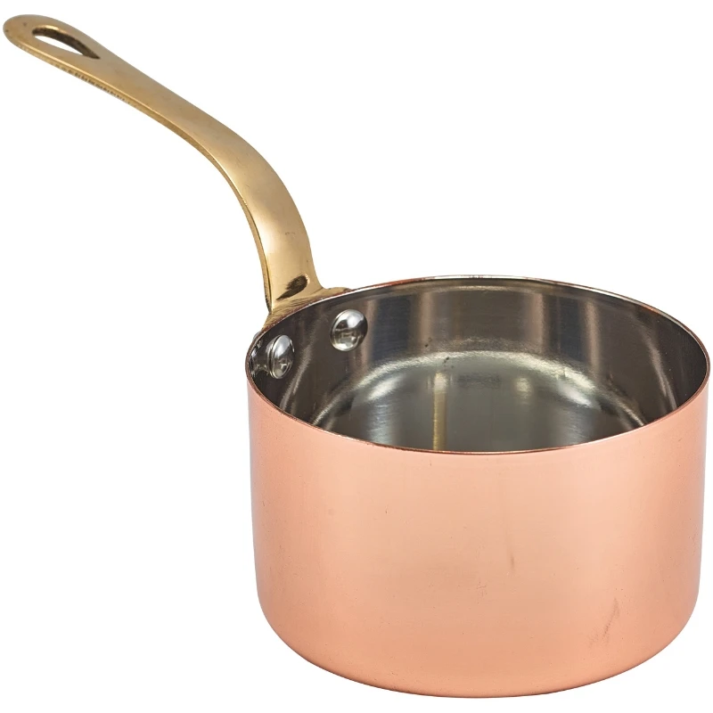 Mini kobbergryte 9 x 5.25cm - GenWare SMS9C by Genware color Svart