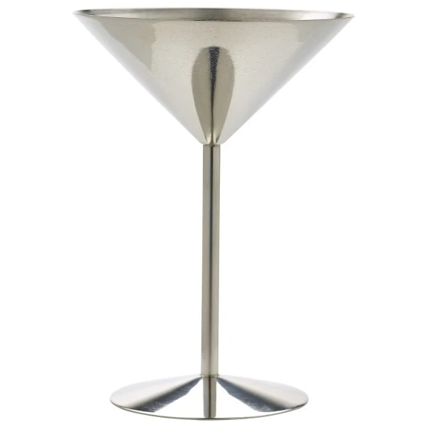 Martiniglass i rustfritt stål 24cl - GenWare MRS240 by Genware color Svart