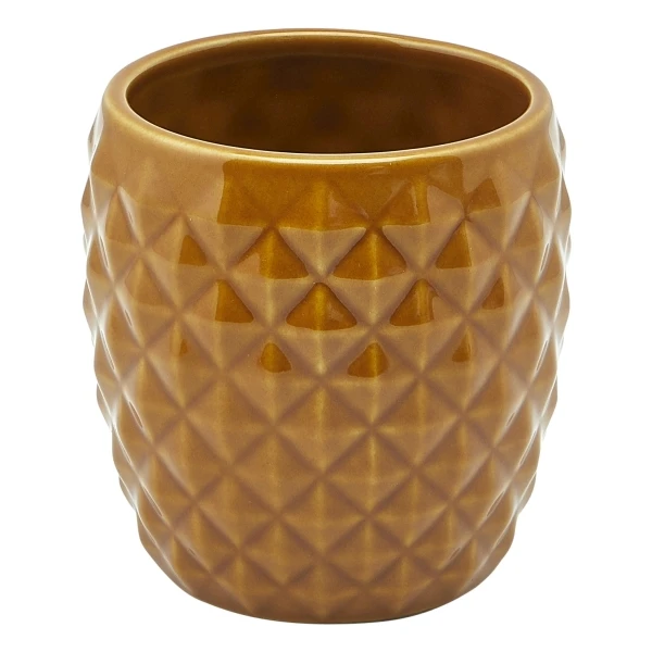 Brun ananas Tiki-krus 40cl - Genware PTM400BR by Genware color Svart
