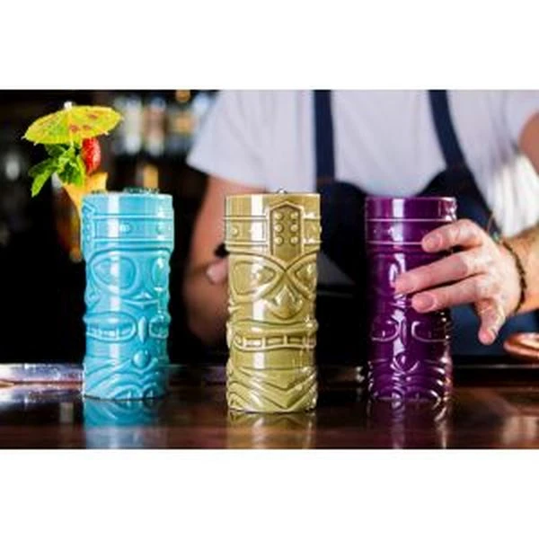 Grønt Tiki-krus 40cl - Genware TKM400GR by Genware color Svart