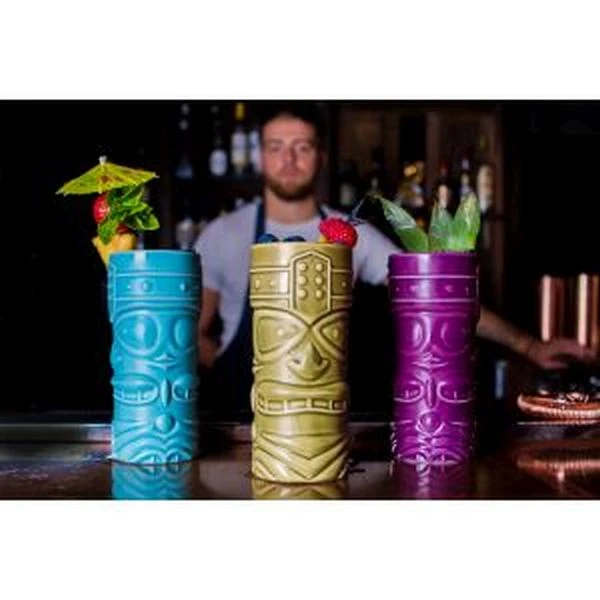 Grønt Tiki-krus 40cl - Genware TKM400GR by Genware color Svart