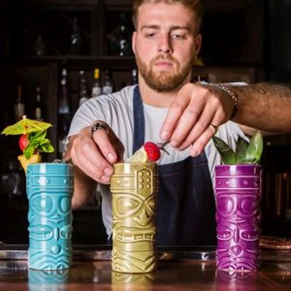 Lilla Tiki-krus 40 cl - Genware TKM400P by Genware color Svart
