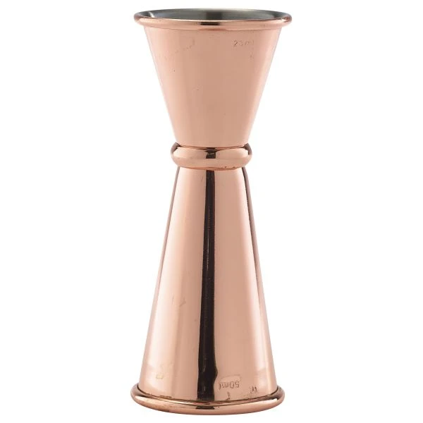 Kobber Jigger 25/50ml - Genware JIG2550C by Genware color Svart