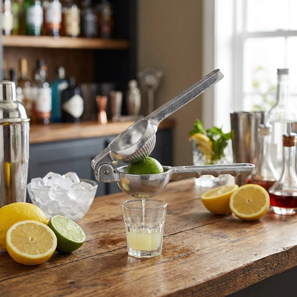 Aluminium sitron-/limepresse - Genware MEX3 by Genware color Svart