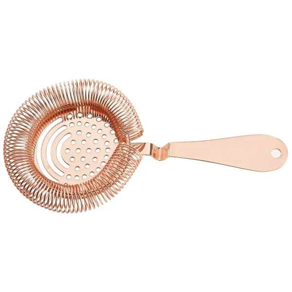 Kobber Sprung Premium Julep Strainer - Genware HAW5C by Genware color Svart