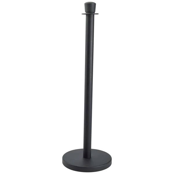 Avsperringsstolpe i sort 100 x 32 cm BP-RPEBK by Genware color Svart
