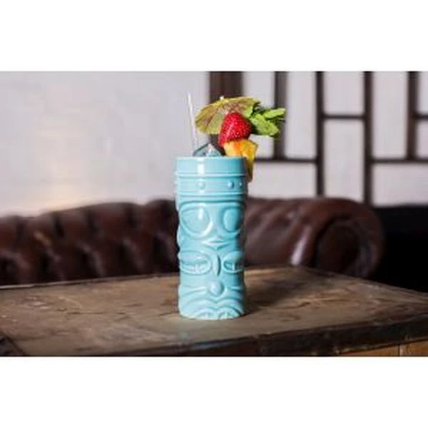 Blått Tiki-krus 40 cl - Genware TKM400BL by Genware color Svart