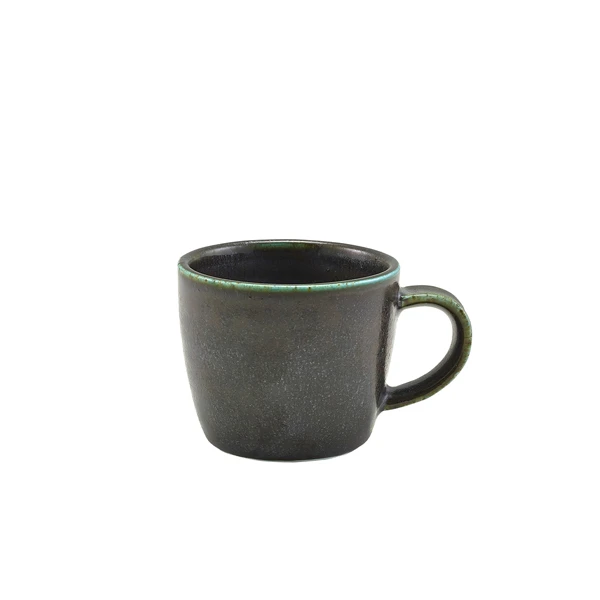 Cinder sort espressokopp 9 cl - Terra CUP-PBK9 by Genware color Svart