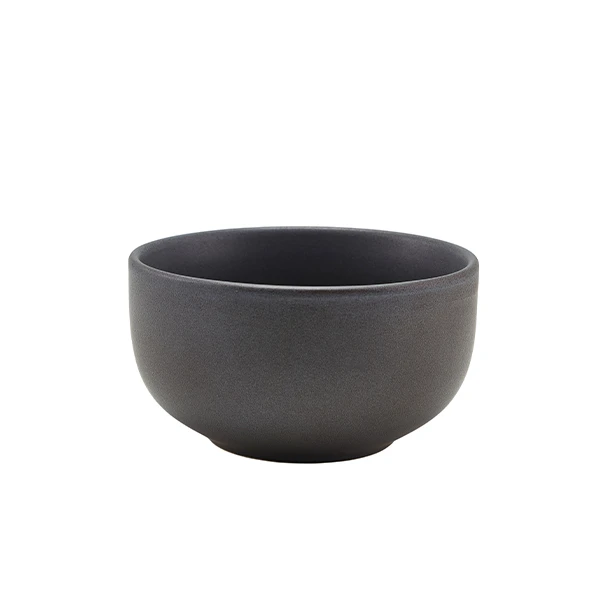 Stentøy Antigo rund skål 12,5 cm - Terra BW-AN12 by Genware color Svart
