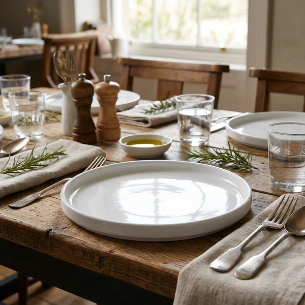 Presentasjonstallerken lav 18 cm - Genware 160918 by Genware color Svart