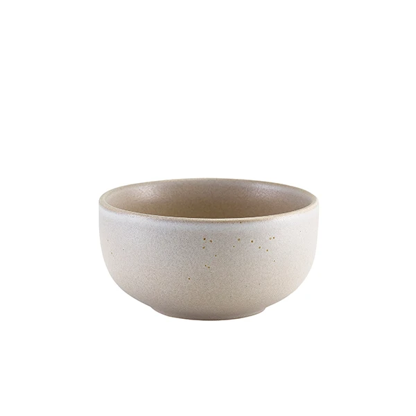 Steintøy Antigo Barley rund skål 11.5cm - Terra BW-ABR11 by Genware color Svart