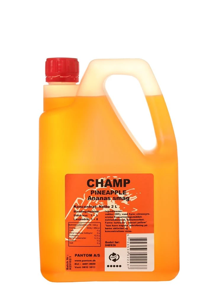 Champ SlushIce Pineapple, 2L 306127 by CHAMP color Svart