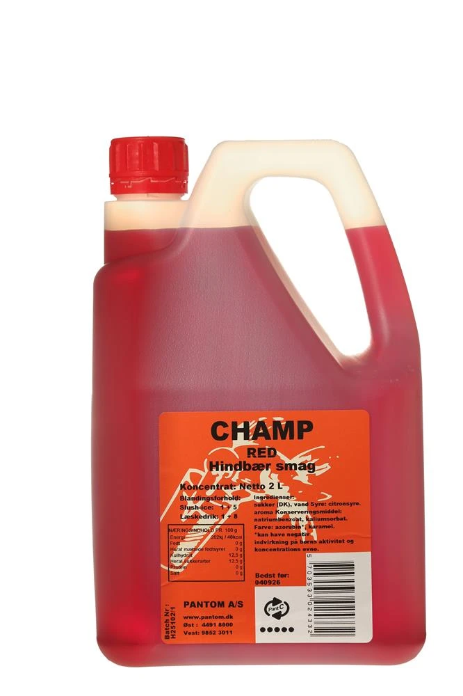 Champ SlushIce Bringebær, 2L 306128 by CHAMP color Svart