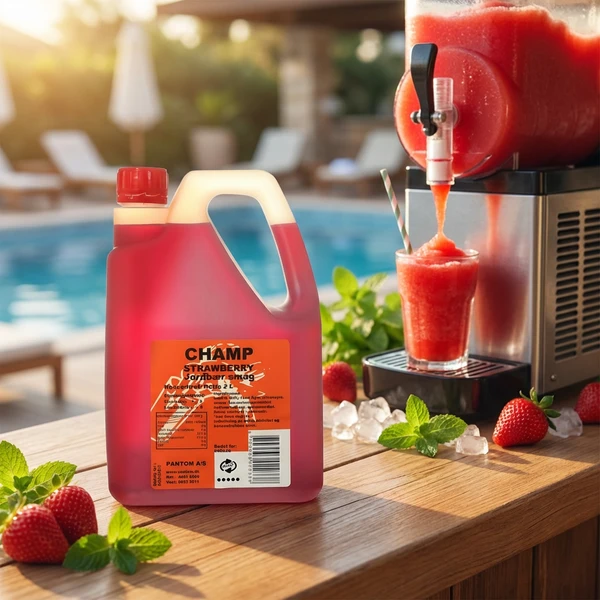 Champ SlushIce Strawberry, 2L 306126 by CHAMP color Svart