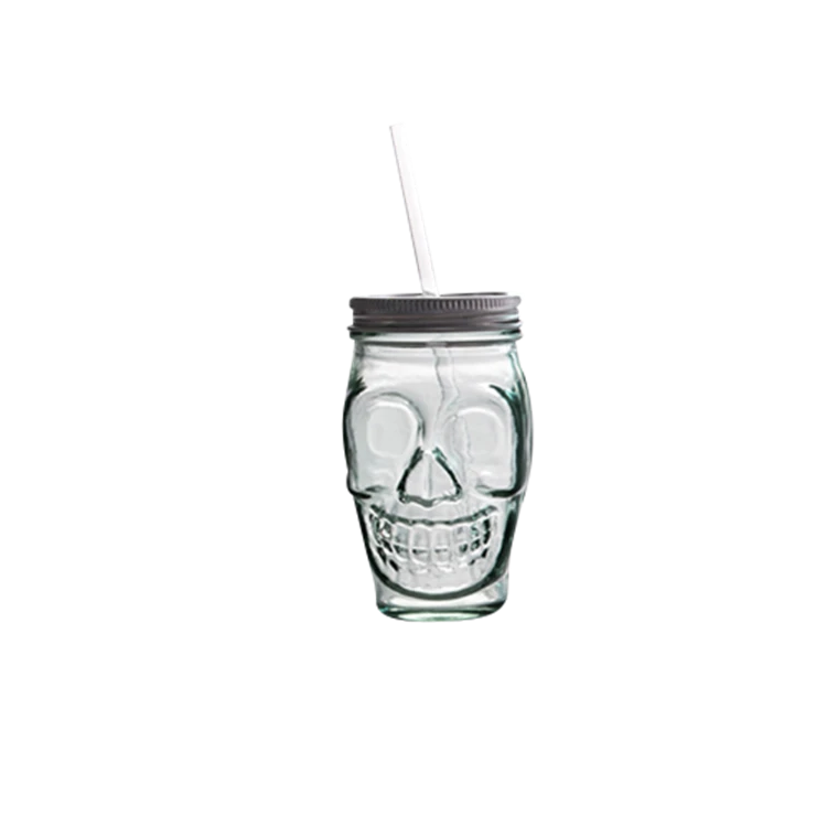 Cocktailglass 45 cl m/lokk Skull 96152301 by StemZero color Svart