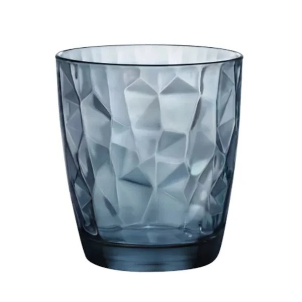 Drikkeglass Diamond 30,5 cl blå 96607181 by BORMIOLI color Svart