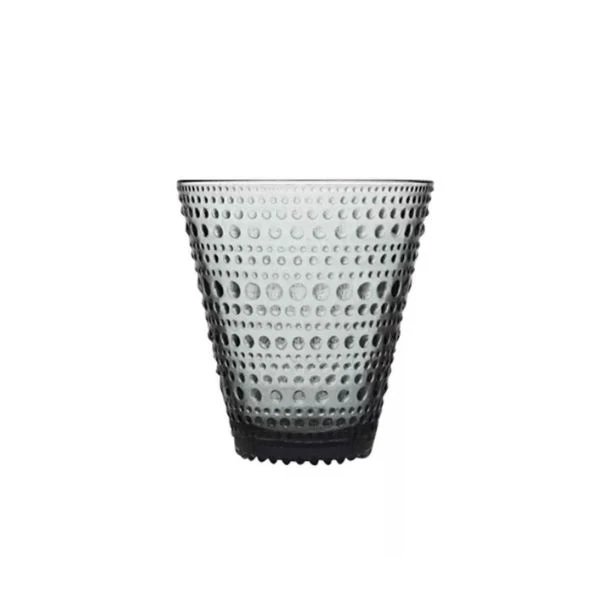 Drikkeglass 30 cl grå 2 stk 90100201 by Iittala color Svart