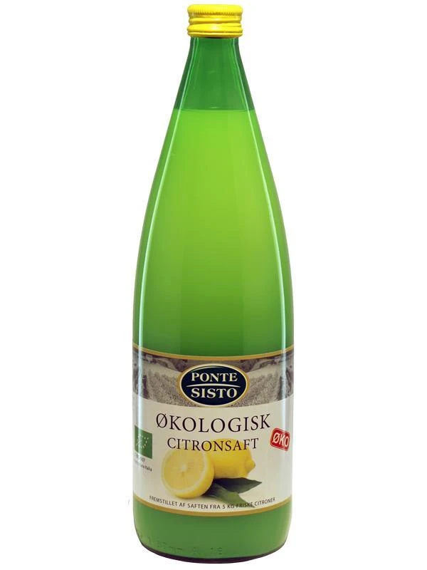 Ponte Sisto Økologisk Sitronsaft 100 cl 242815 by PONTESISTO color Svart