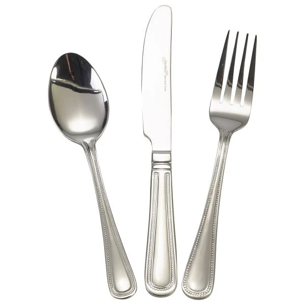 Gaffel med perlemønster 19,5 cm TF-BD by Genware color Svart