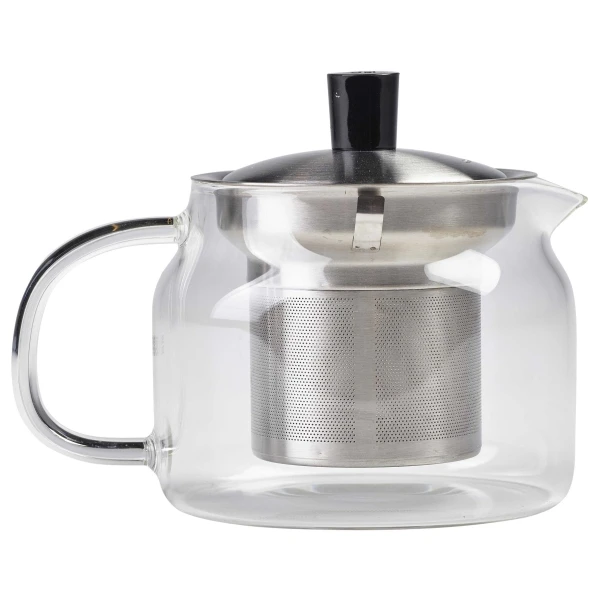 Glass Tekanne 47cl/16.5oz GTP470 by Genware color Svart