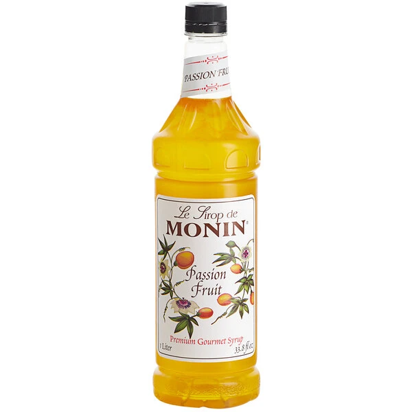 Monin Sirup Pasjonsfrukt FL 100 (PET) 67051 by MONIN color Svart