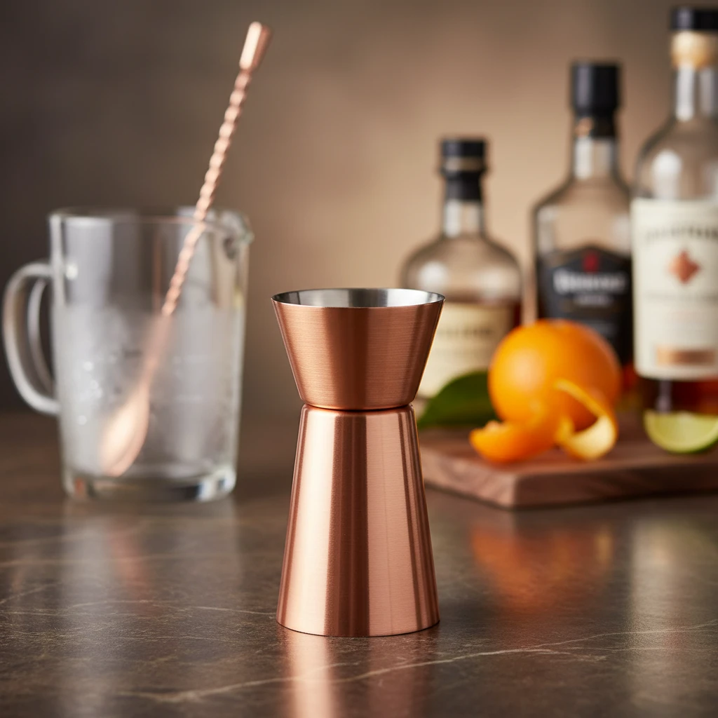 Cocktail Jigger Profesjonell kobber 25ml / 50ml BTBL3178C by Beaumont color Svart