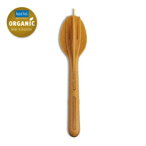 Klikk Bestikk (Kniv, gaffel og spiseskje) - Wood 8003702 by Koziol color Svart