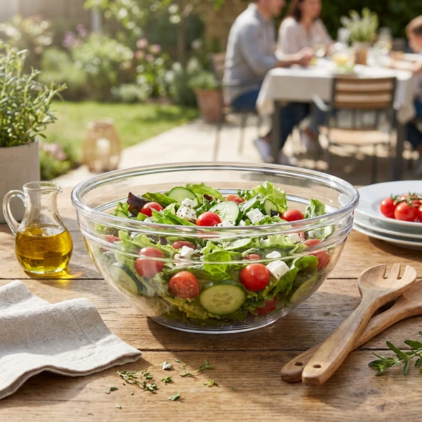 Salatskål 475 ml - Polykarbonat 800401 by GLASS4EVER color Svart