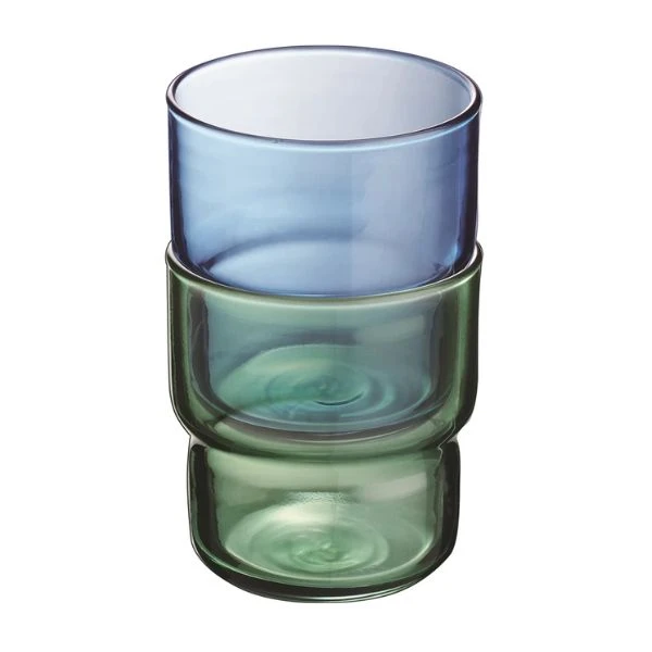 Arcoroc drikkeglass, stabelbart, blå, 22 cl 20394524 by ARCOROC color Blauw