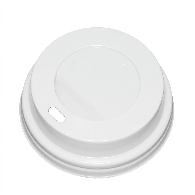 Plastlokk Ø80 mm Hvit Bionedbrytbart til kaffebeger 100 stk. ML118709 by Multiline color Svart