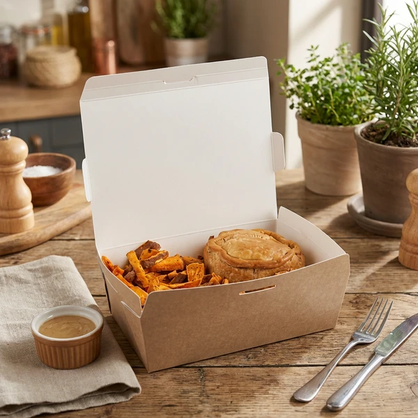 Takeaway-boks 1540ml Frys/Ovn ML115562 by Multiline color Svart