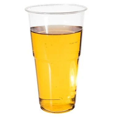 Plastglass 50 cl Ø95 mm bionedbrytbart 50 stk. ML86663-1 by Multiline color Svart